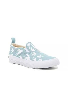 MCQ Alexander MCQueen Women's Swallow Light Blue Slip On Sneaker 41 US11 NEW NIB